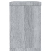 Estantes cúbicos de pared 4 uds madera gris Sonoma 60x15x23 cm