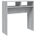 Mesa consola madera contrachapada gris Sonoma 78x30x80 cm