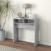 Mesa consola madera contrachapada gris Sonoma 78x30x80 cm