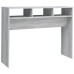 Mesa consola madera contrachapada gris Sonoma 105x30x80 cm