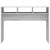 Mesa consola madera contrachapada gris Sonoma 105x30x80 cm