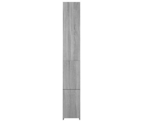 Mueble de baño madera de ingeniería gris Sonoma 25x26,5x170 cm