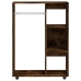 Armario madera contrachapada color roble ahumado 80x40x110 cm