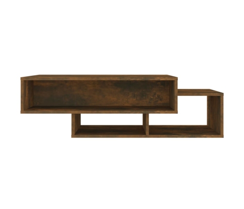 Mesa de centro madera contrachapada roble ahumado 105x55x32 cm