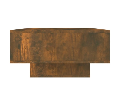 Mesa de centro madera contrachapada roble ahumado 105x55x32 cm