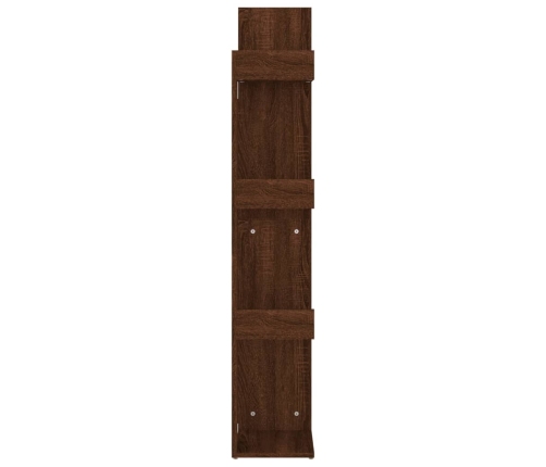 vidaXL Estantería madera contrachapada roble marrón 48x25,5x140 cm