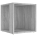 Mesa auxiliar madera contrachapada gris Sonoma 33x33x34,5 cm