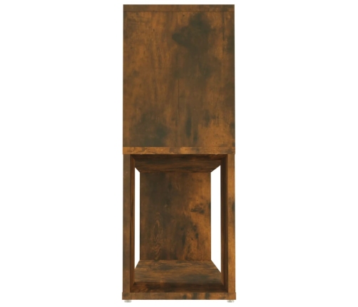 Estantería madera contrachapada color roble ahumado 100x24x63cm