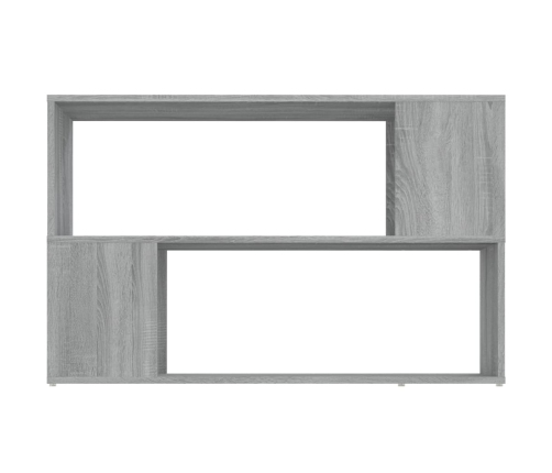 Estantería de madera contrachapada gris Sonoma 100x24x63 cm