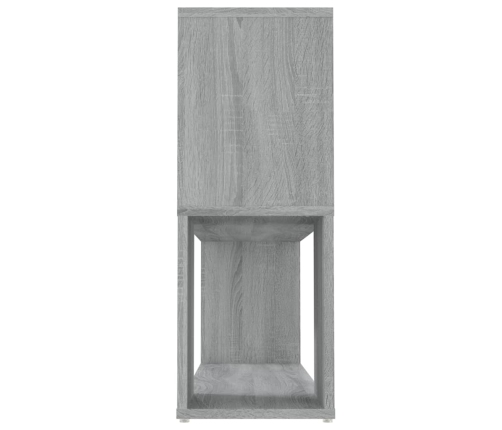 Estantería de madera contrachapada gris Sonoma 100x24x63 cm