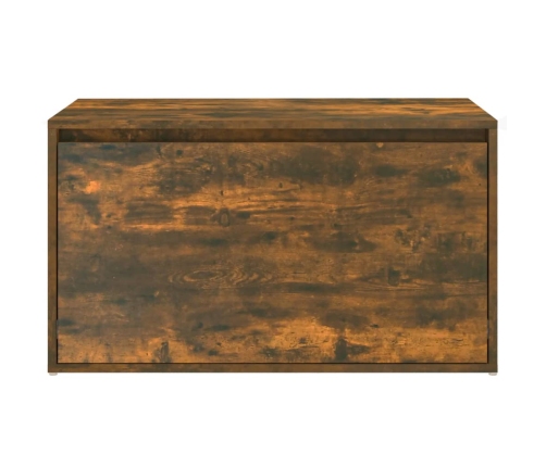 Banco pasillo madera contrachapada roble ahumado 80x40x45 cm