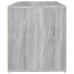 Banco pasillo madera contrachapada gris Sonoma 80x40x45 cm