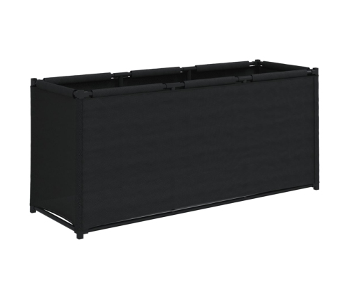 Caja de almacenaje tela negra 105x34,5x45 cm