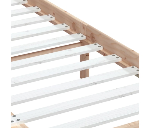 Estructura de cama de madera maciza 150x200 cm