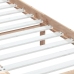 Estructura de cama de madera maciza 150x200 cm
