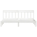 Estructura de cama madera maciza de pino blanco 200x200 cm