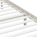 Estructura de cama madera maciza de pino blanco 200x200 cm