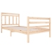 Estructura de cama sin colchón madera maciza 100x200 cm