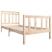 Estructura de cama madera maciza 100x200 cm