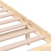 Estructura de cama de madera maciza 150x200 cm