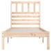 Estructura de cama madera maciza de pino 75x190 cm