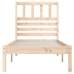 Estructura de cama madera maciza de pino 90x190 cm