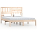 Estructura de cama madera maciza de pino 150x200 cm