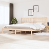 Estructura de cama sin colchón madera maciza de pino 180x200 cm