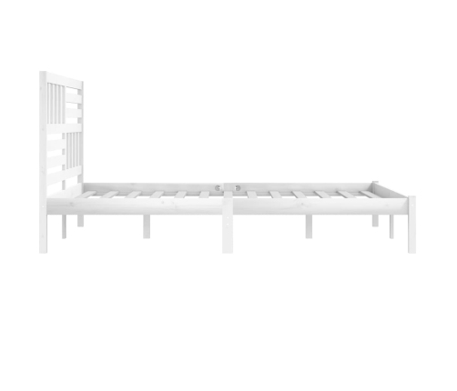 Estructura de cama sin colchón madera de pino blanco 200x200 cm