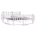 Estructura de cama de madera maciza 140x190 cm