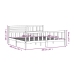 Estructura de cama de madera maciza 200x200 cm