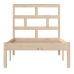 Estructura de cama individual pequeña madera maciza 75x190 cm
