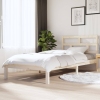 Estructura de cama madera maciza de pino 90x200 cm