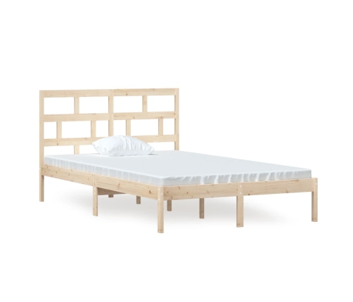 Estructura de cama madera maciza de pino 120x200 cm