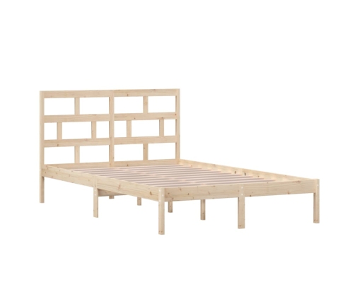 Estructura de cama madera maciza de pino 120x200 cm