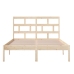 Estructura de cama de madera maciza 150x200 cm