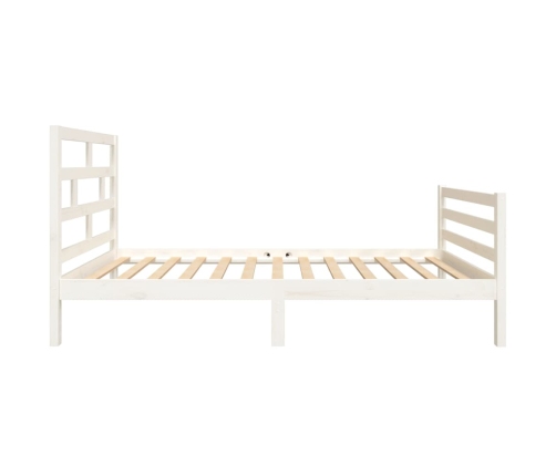 Estructura de cama madera maciza de pino 90x200 cm