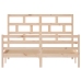 vidaXL Estructura de cama de madera maciza 150x200 cm