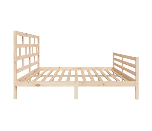 vidaXL Estructura de cama de madera maciza 150x200 cm