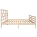 Estructura de cama de madera maciza de pino 160x200 cm