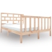 Estructura de cama madera maciza de pino 120x190 cm