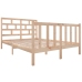 Estructura de cama madera maciza de pino 120x190 cm