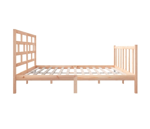 Estructura de cama madera maciza de pino 120x190 cm