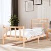 Estructura de cama madera maciza de pino 90x200 cm