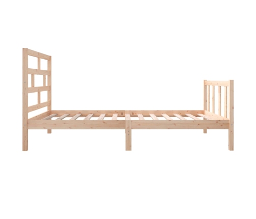 Estructura de cama madera maciza de pino 100x200 cm