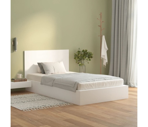 Cabecero de cama madera contrachapada blanco 120x1,5x80 cm