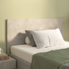 vidaXL Cabecero de cama madera contrachapada gris 120x1,5x80 cm