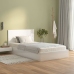 vidaXL Cabecero cama madera contrachapada blanco brillo 120x1,5x80 cm