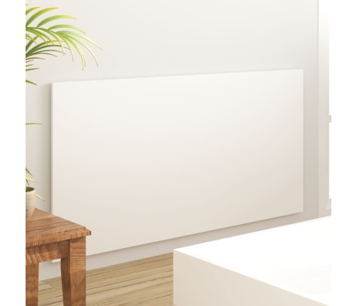 vidaXL Cabecero de cama madera contrachapada blanco 160x1,5x80 cm