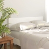 vidaXL Cabecero de cama madera contrachapada blanco 160x1,5x80 cm